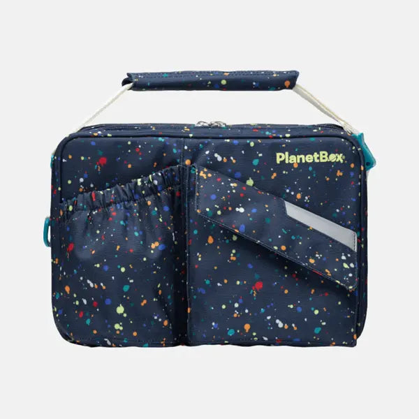 PlanetBox Carry Bag, Rover/Launch, Splatter Paint - Healthy Snacks NZ