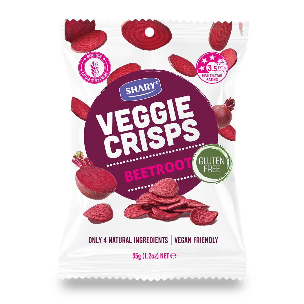 Shary Veggie Crisps (GF/DF/V) - Healthy Snacks NZ