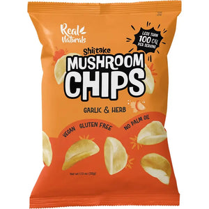 Real Naturals, Shiitake Mushroom Chips - Healthy Snacks NZ