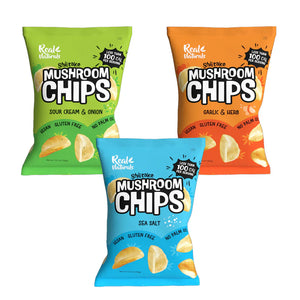 Real Naturals, Shiitake Mushroom Chips - Healthy Snacks NZ