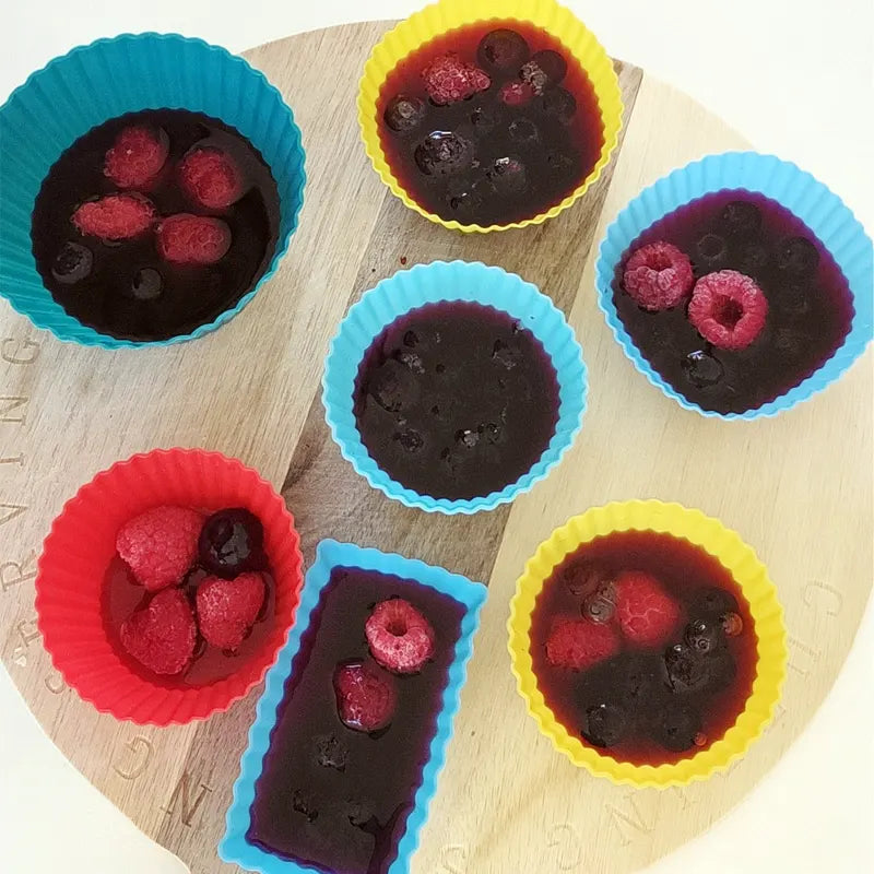 (6pc) Silicone Food Cups