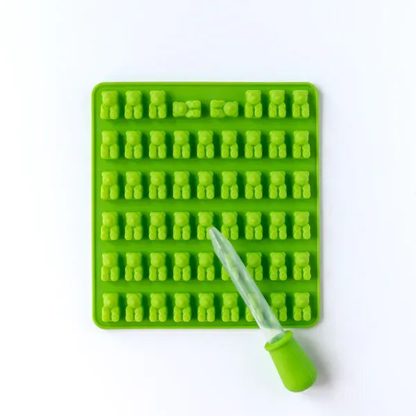 Silicone Mould Mini Gummy Bears, Assorted - Healthy Snacks NZ