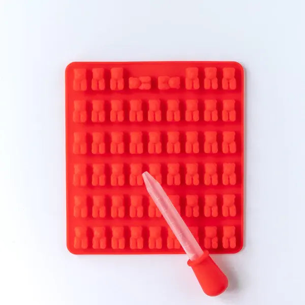 Silicone Mould Mini Gummy Bears, Assorted - Healthy Snacks NZ