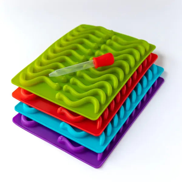 Silicone Mould Wormy Snake - Healthy Snacks NZ