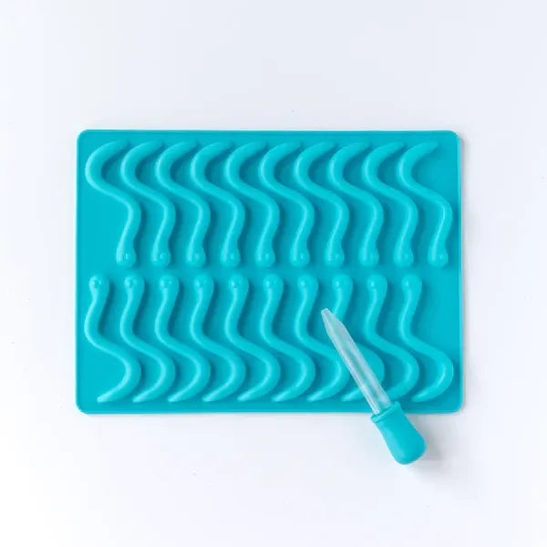 Silicone Mould Wormy Snake - Healthy Snacks NZ