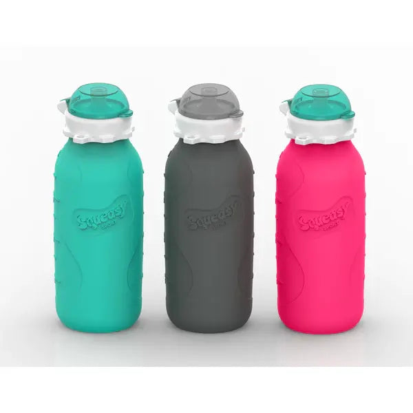 Squeasy Snacker Silicone Food Pouch, LARGE, 475ml - Healthy Snacks NZ