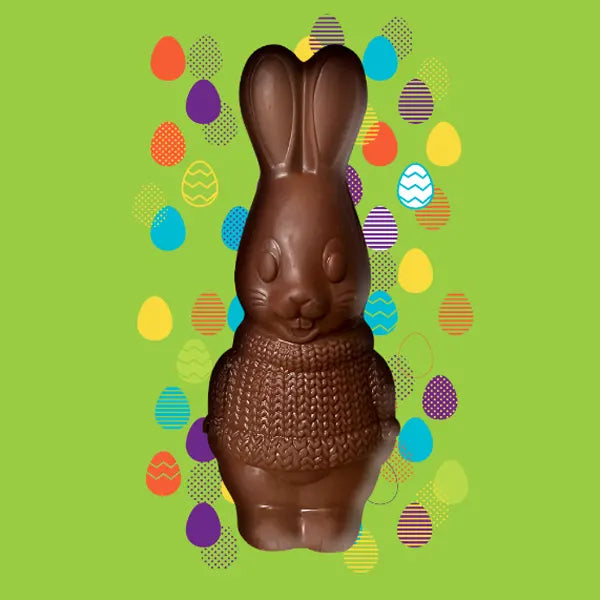 Sweet William, Dairy Free Chocolate Bunny (DF/GF/V), 120g - Healthy Snacks NZ