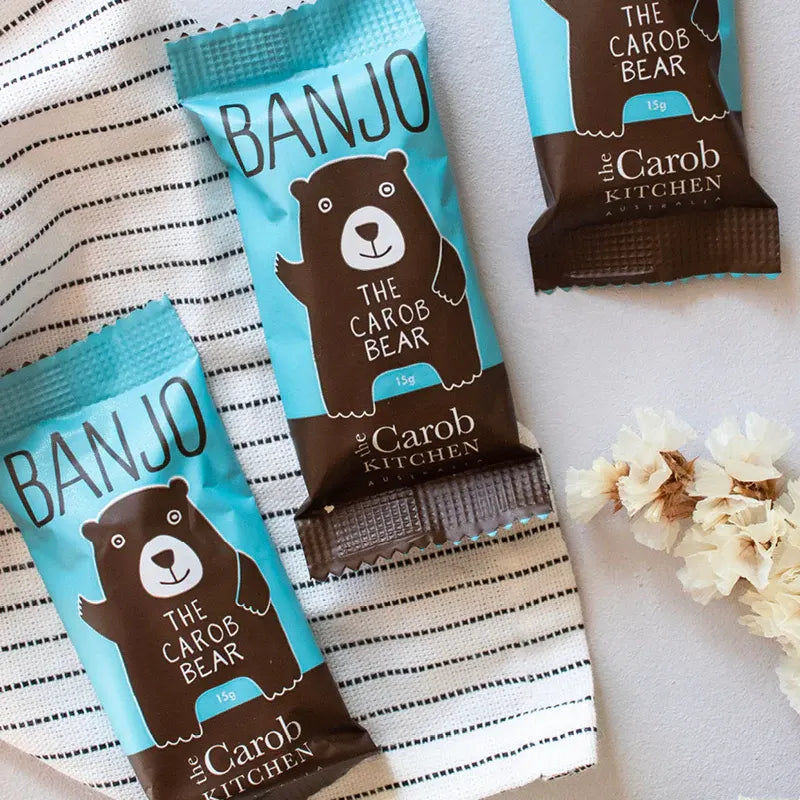 Healthy Snacks NZ - The Carob Kitchen, Carob Bear, Multiple Flavours