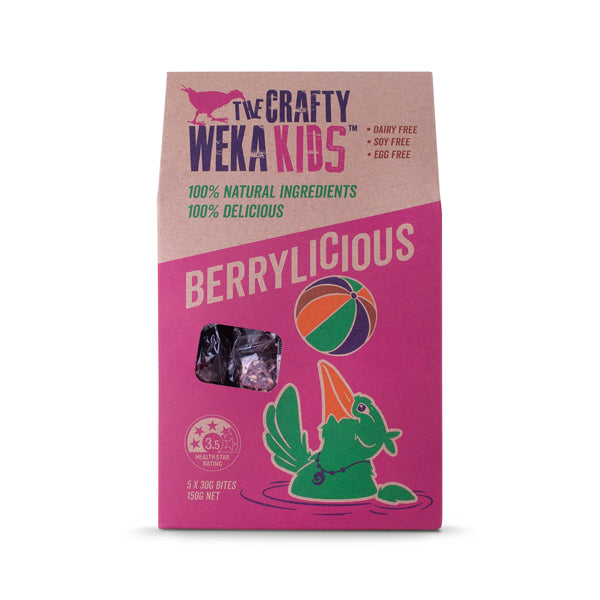 The Crafty Weka Kids, Snack Bars, 150g - Healthy Snacks NZ