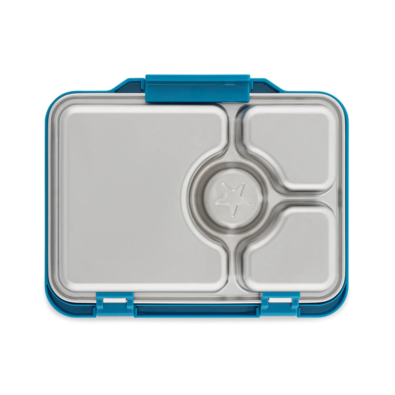 Yumbox Prêt, Stainless Steel 4 Compartment Lunchbox - Healthy Snacks NZ