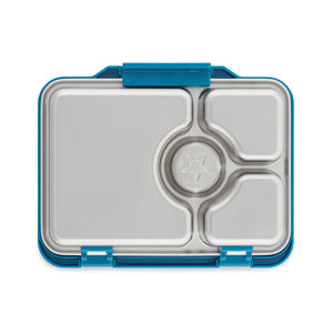 Yumbox Prêt, Stainless Steel 4 Compartment Lunchbox - Healthy Snacks NZ