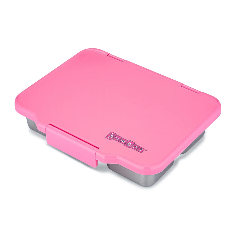 Yumbox Prêt, Stainless Steel 4 Compartment Lunchbox - Healthy Snacks NZ