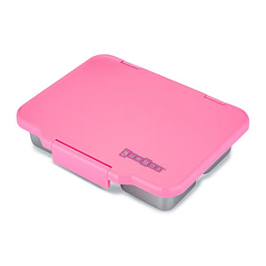 Yumbox Prêt, Stainless Steel 4 Compartment Lunchbox - Healthy Snacks NZ