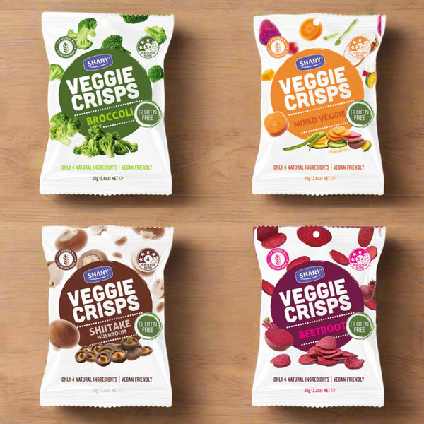Shary Veggie Crisps (GF/DF/V) - Healthy Snacks NZ
