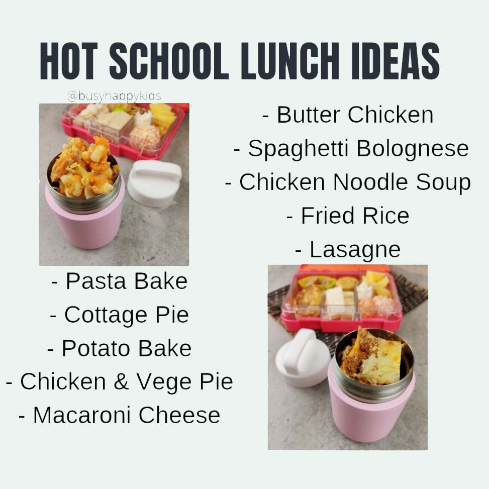 Food Jar, Kids Insulated Thermos, Hot School Lunch Ideas - Healthy Snacks NZ