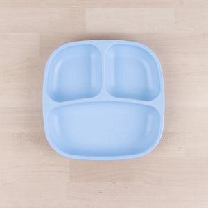 Re-Play Divided Plate Ice Blue - Healthy Snacks NZ