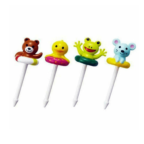 (8pc) 3D Food Picks, Frog