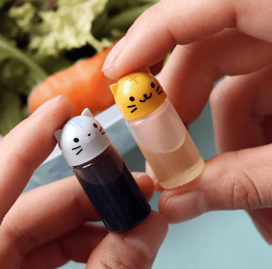 (3pc) Mini Sauce Bottle with Dropper, Cats - Healthy Snacks NZ
