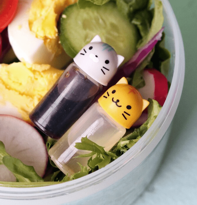 (3pc) Mini Sauce Bottle with Dropper, Cats - Healthy Snacks NZ