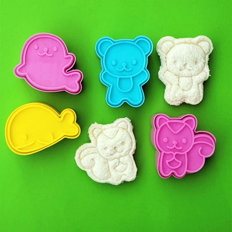 (4pc) Animals Sandwich Cutters Set - Healthy Snacks NZ