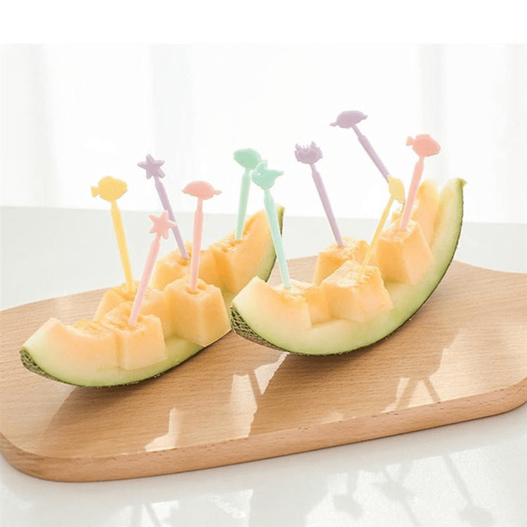 (6pc) Mini Food Skewers, Sea Life