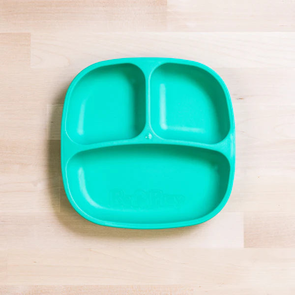 Re-Play Divided Plate Aqua - Healthy Snacks NZ