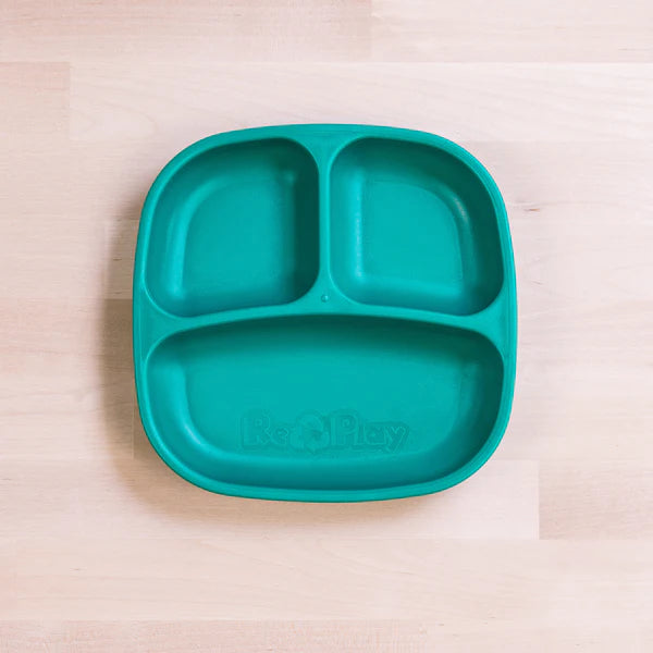 Re-Play Divided Plate Teal - Healthy Snacks NZ