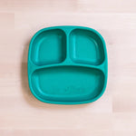 Load image into Gallery viewer, Re-Play Divided Plate Teal - Healthy Snacks NZ
