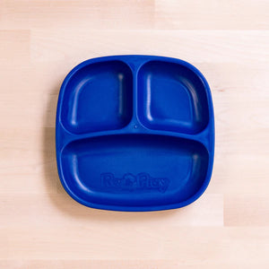 Re-Play Divided Plate Navy - Healthy Snacks NZ