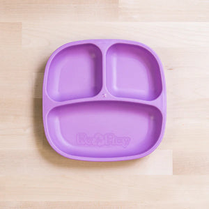Re-Play Divided Plate Purple - Healthy Snacks NZ