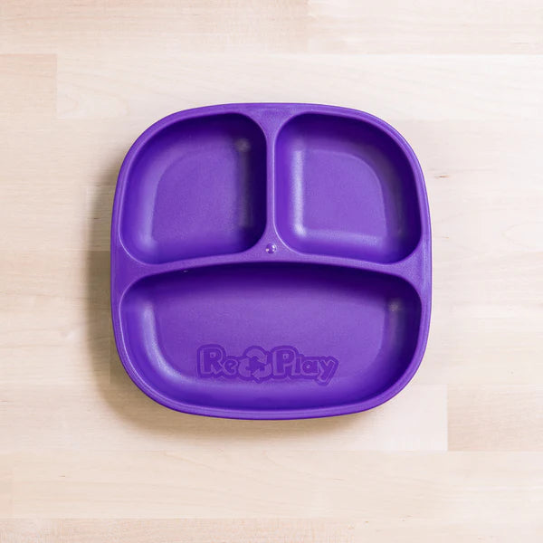 Re-Play Divided Plate Amethyst - Healthy Snacks NZ