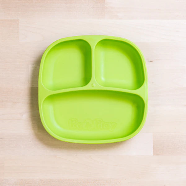 Re-Play Divided Plate Green - Healthy Snacks NZ