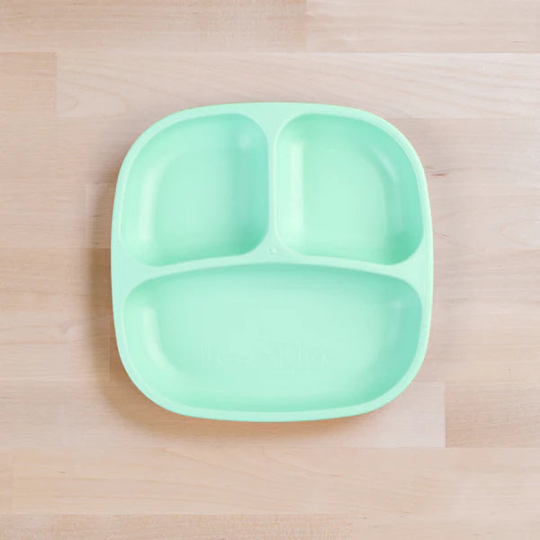 Re-Play Divided Plate Mint - Healthy Snacks NZ