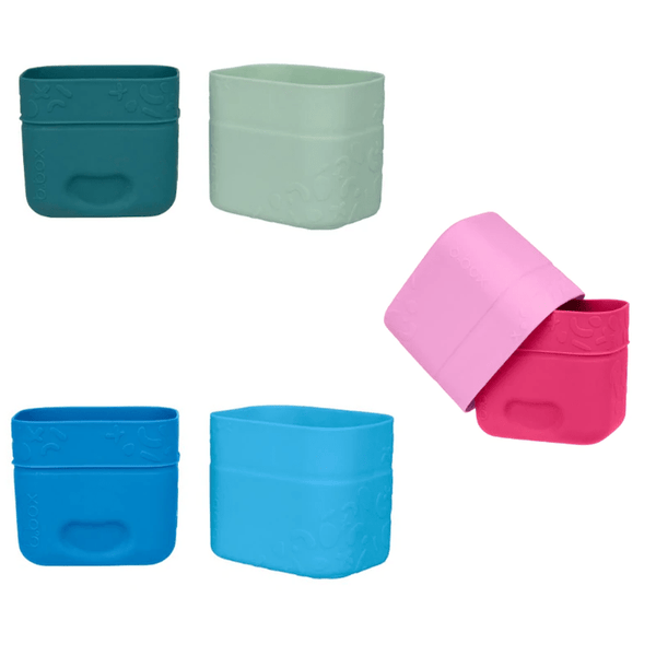 B.Box Silicone Snack Cups, Ocean, Berry & Forest