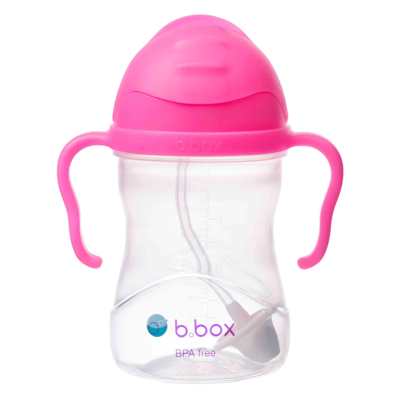 B.Box Sippy Cup, 240ml, Pink Pomegranate - Healthy Snacks NZ