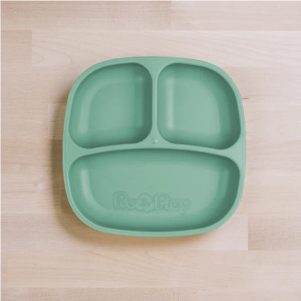 Re-Play Divided Plate Sage - Healthy Snacks NZ