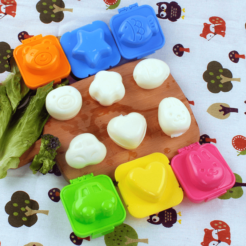 (6pc) Egg Molds/Rice Shapes - Healthy Snacks NZ