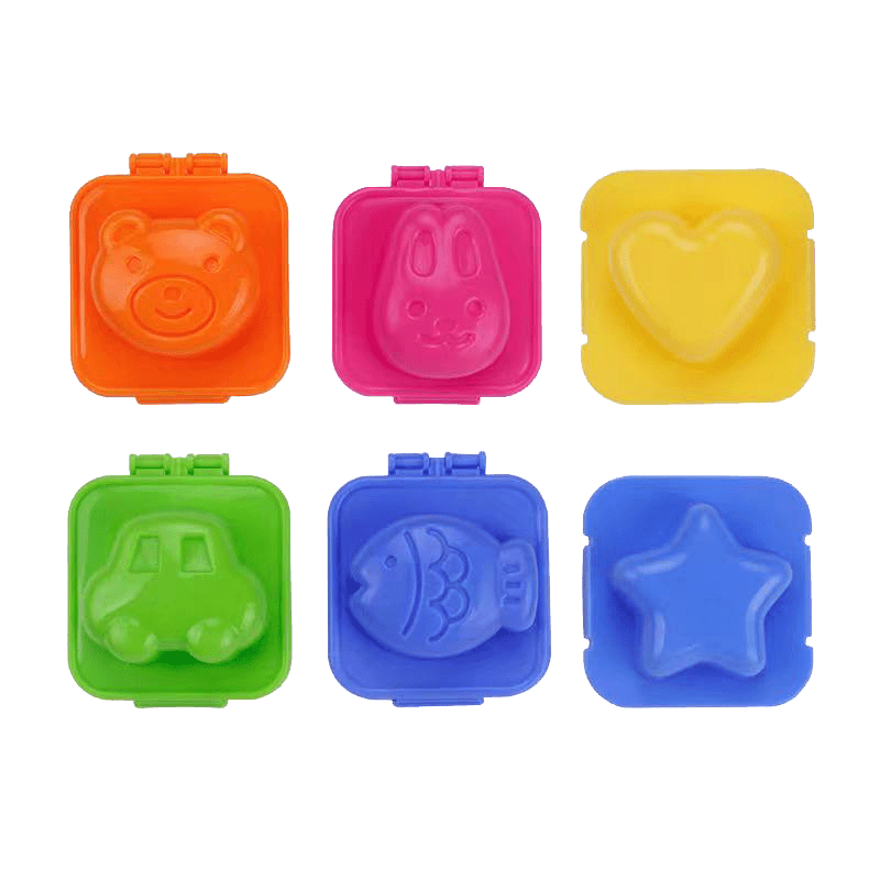 (6pc) Egg Molds/Rice Shapes - Healthy Snacks NZ