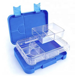 Load image into Gallery viewer, Everyday Leakproof Convertible Kids Bento 6 Lunchbox – Blue - Healthy Snacks NZ - Buy Online
