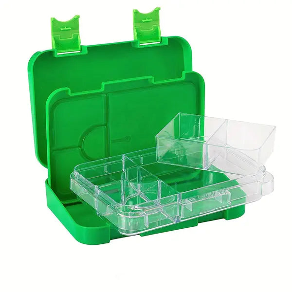 Everyday Leakproof Convertible Kids Bento 6 Lunchbox – Green - Healthy Snacks NZ - Buy Online NZ