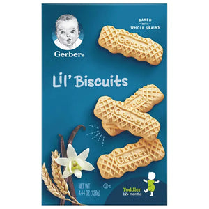 Gerber, Lil' Biscuits, Vanilla - Healthy Snacks NZ - Best Kids Snacks
