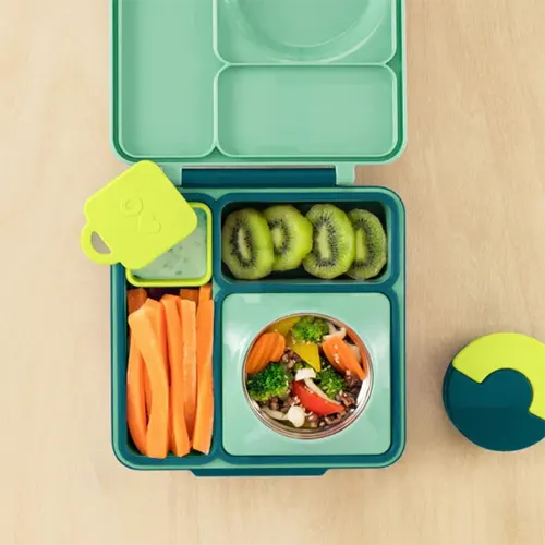(2pc) OmieBox Silicone Dip Containers, Assorted Colours - Healthy Snacks NZ