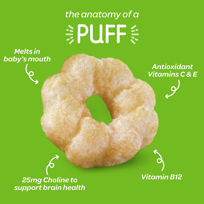 Happy Baby, Organic Superfoods Puffs - Healthy Snacks NZ.