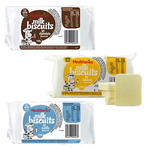 Load image into Gallery viewer, Healtheries Milk Biscuits, Vanilla/Banana/Chocolate, 210g - Healthy Snacks NZ
