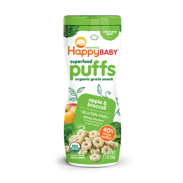 Happy Baby Organic Superfood Baby Puffs Healthy Snacks NZ