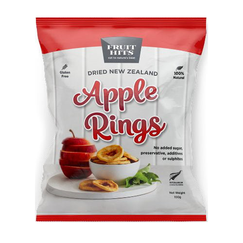 Healthy Snacks NZ - Dried New Zealand Apple Rings - Buy Online