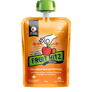 Healthy Snacks NZ - Fruit Hitz, Mango - Puree Snacks for Kids
