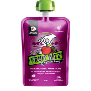 Healthy Snacks NZ - Fruit Hitz, Summer Berry - Puree Snacks for Kids