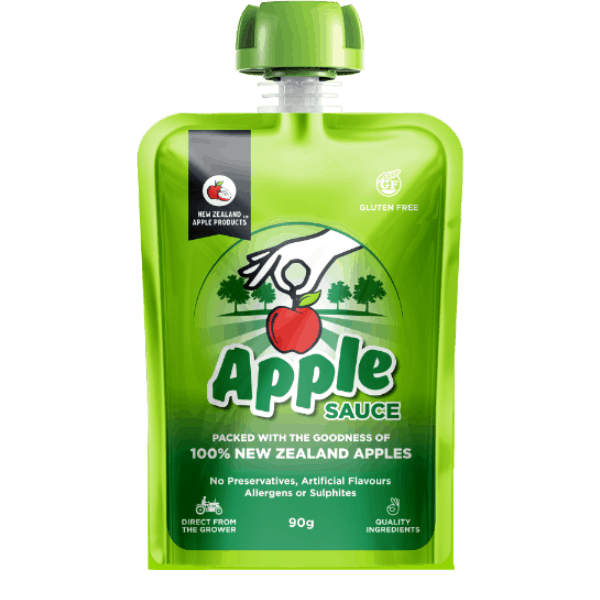 Healthy Snacks NZ - Fruit Hitz, NZ Apple Sauce - Puree Snacks for Kids