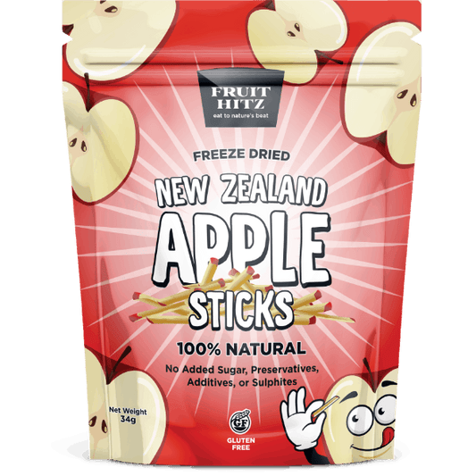 Healthy Snacks NZ - NZ Apple Sticks Freeze-dried - Buy Online